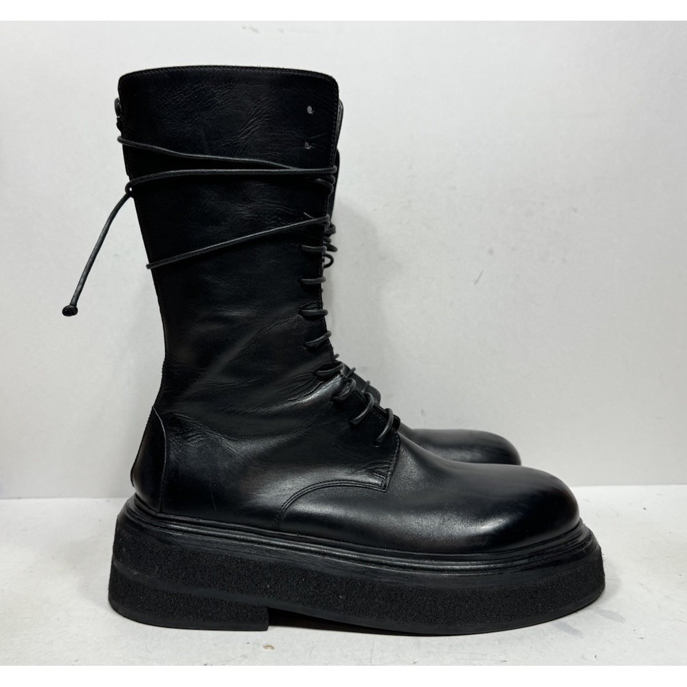 Marsell Zuccone Lace Up Platform Boots Women's Size 10 US / 40 Leather